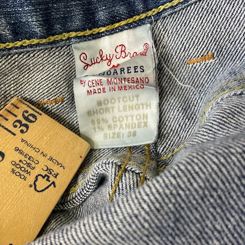 Lucky Brand Mens Jeans. 38 X 32.5”  Short Bootcut.